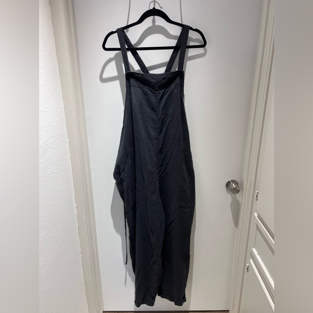 NWOT Universal Thread Navy Linen Overalls Jumpsuit - Size XXL